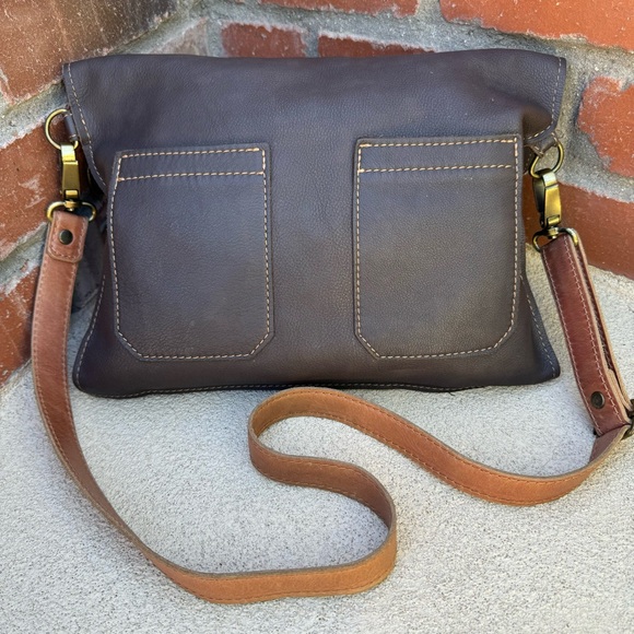 Percibal Artisian Leather Crossbody Fold-over bag | Etsy $155 - Picture 6 of 12